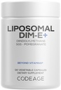 代号 Liposomal DIM 补充剂 - 供应 4个月 DIM 维生素和 SGS, 石榴, 布朗科利, 维生素 E 异构体 托科菲罗尔 Alpha Beta Gamma Delta - Liposomal 配方 - 无胶囊 - 120 Capsules