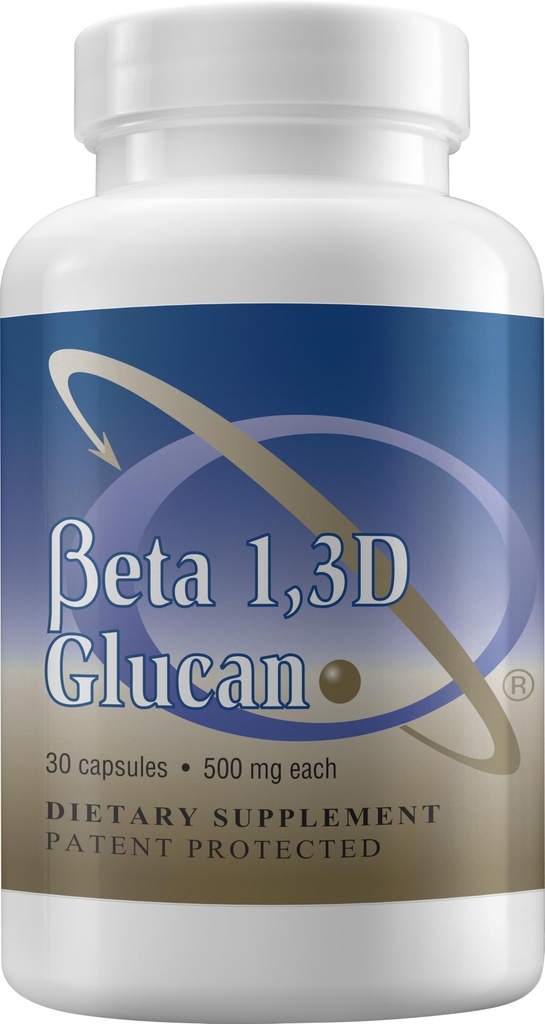 转移点免疫支持补充高纯度β Glucan 500 mg 每卡普苏尔(b-glucan fiber)(包1)