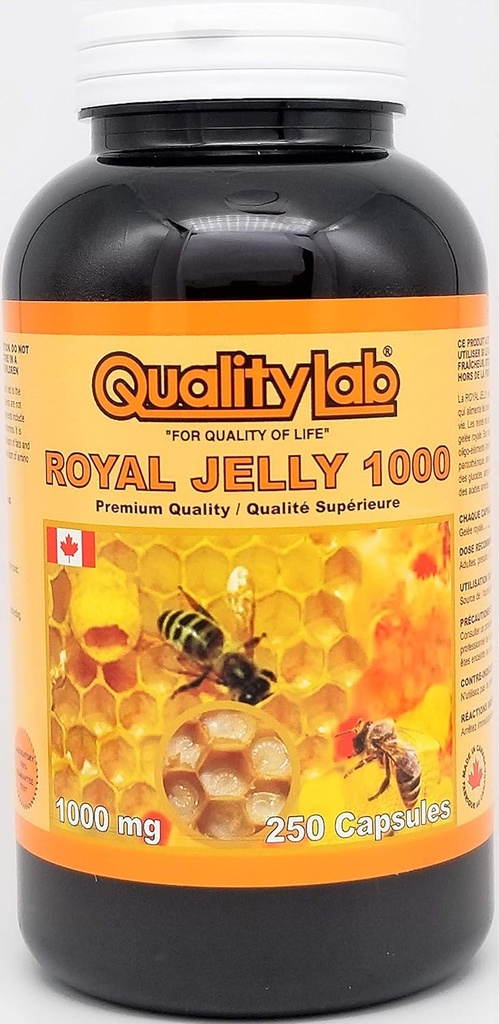 皇家Jelly 1000 mg 250 Capsules(加拿大制造)