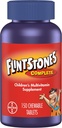 Flintstones Chewable Kids Vitamins, 完全多维素给孩子和托德勒斯配铁,钙,维生素C,维生素D和更多,150cmt