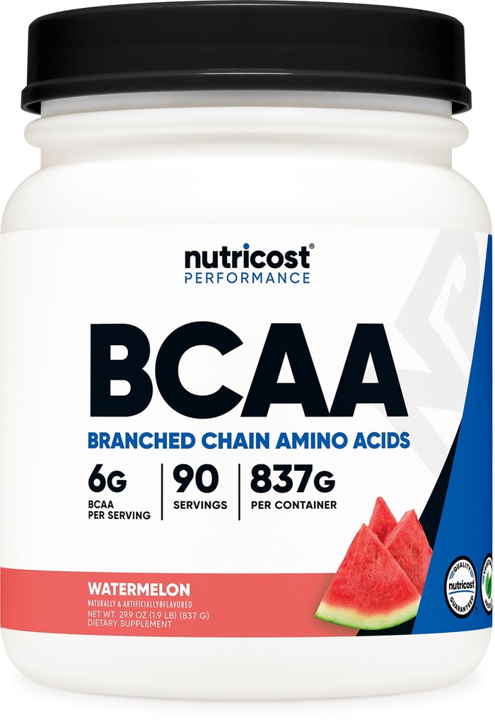 营养成本 BCAA 粉(Watermeron, 90 Serv) - 最佳 2:1:1 比例