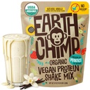 Earth Chimp Organization Vegan蛋白粉 - 配有Probiotics - 非转基因生物,乳制品免费,Non Whey, 男女植物蛋白粉,Gluten免费 - 52 service 64 Oz(Vanilla) No Scoop