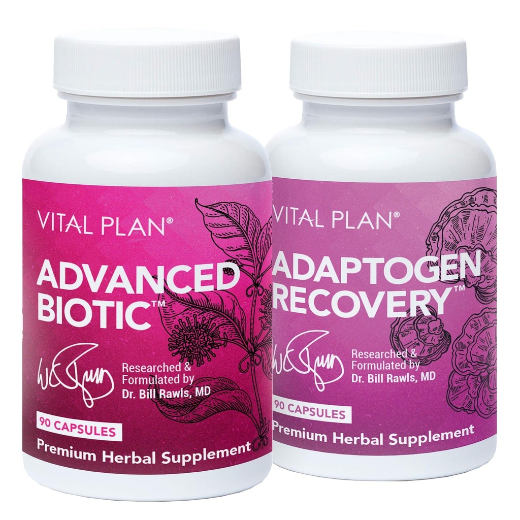 Bill Rawls博士的《重要计划》免疫支持补充材料 – Imune Boost Bundle w/日语 Knotweed, Cat 's Claw, Chinese Skullcap & Reishi Mushroom
