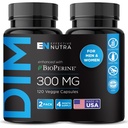 有效 NUTRA Dim 补充300mg 与 BioPerine - 超强雌激素阻塞器 - 荷尔蒙和代谢支持 - 4个月供应