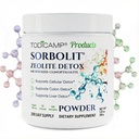 Sorbolit Zeolite Detox - 7.05 oz Zeolite Powder 全体解毒补充 - Gut Cleanse, 细胞活体解毒 - 200天供应