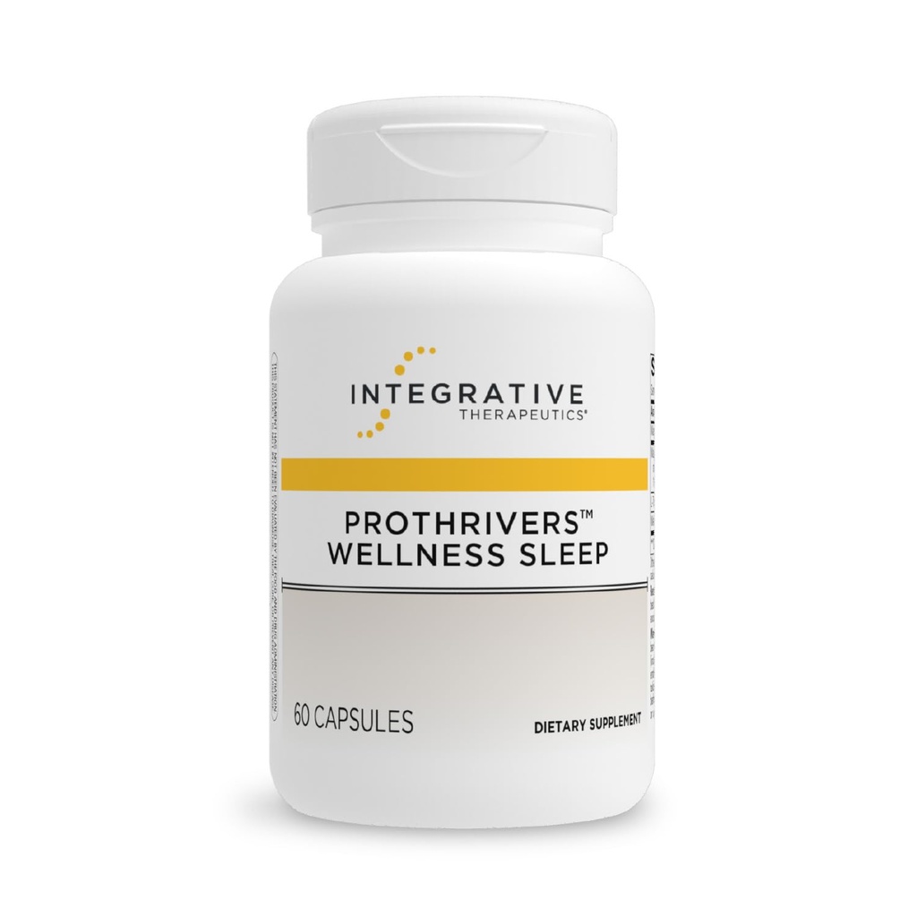 综合疗法 prothrivers 健康睡眠 -- -- 成人睡眠支助补充* -- -- 与Melatonin & Magnesium -- -- Vegan、Gluten-Free & Dairy-Free -- -- 60 Capsules(60名服务员)