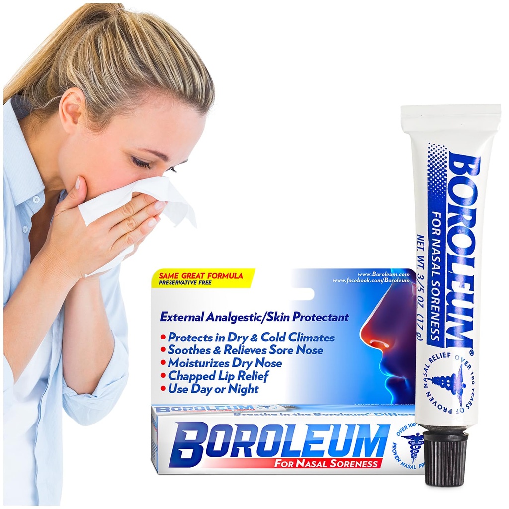 Boroleum for Nasal Soreness, 17格拉姆, 3/5 旺斯管