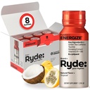 (原始内容存档于2019-03-02). Ryde: Energize Shot QQTropical Flavor QQ Green Tea Cafeine, Taurine, Ginseng extraction & B Vitamins QX0卡路里,0 Sugar QX2 FL OZ Shots QQQ Boosts 能量* (8 Pack).