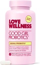 爱健康 好女孩 Probiotics QQ 女性阴道健康与pH平衡补充 QX 9-Strain Probiotic for Urinary Tract, Yeast, Odor & Immune Support QQ Gluten-Free 90 CT,90天供应