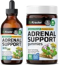 BIO KRAUTER 肾上腺素支持 60 Gummys & 肾上腺素支持 Tincture 4 Fl. Oz.