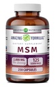 神奇的方程式 MSM(甲基乙磺酰甲烷) 补编 → 2000 Mg Per service → Capsules → Non-GMO → Gluten Free → 在美国制造 (1 Pack, 250 Counter)