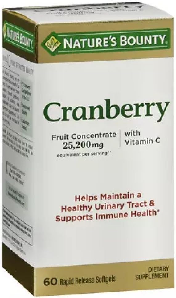 自然的丰盛 Cranberry 饮食补编 60 软宝石(包4)