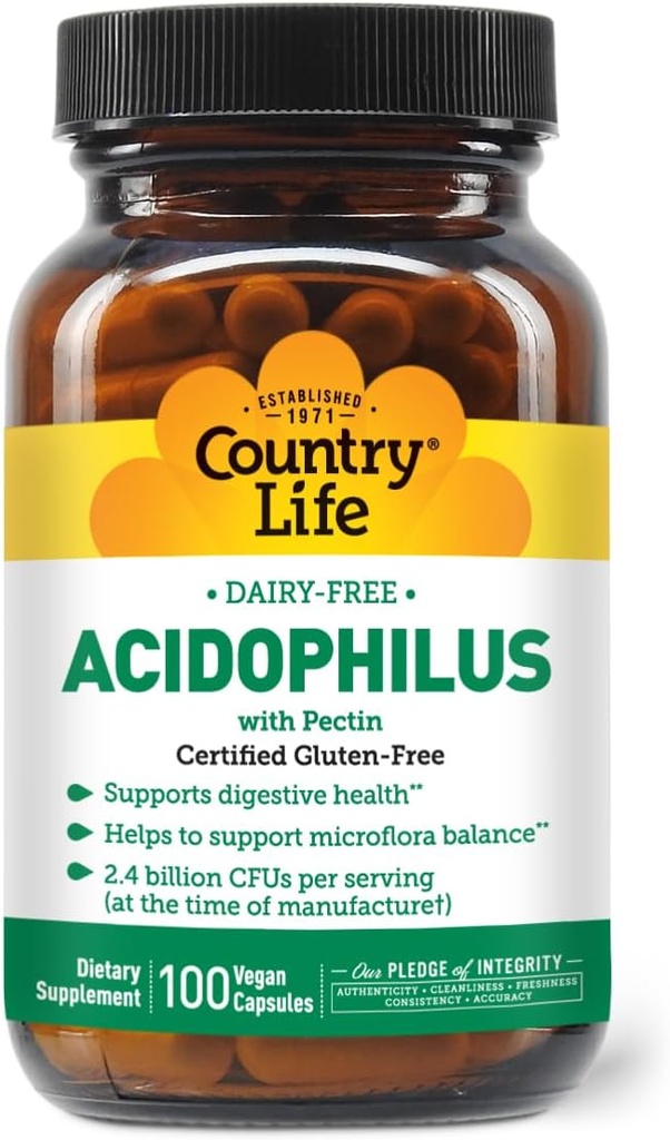 用于支持消化保健的24亿个社区家庭 -- -- 无乳品、非GMO、100个Vegan Capsules