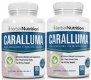 草药营养 Caralluma Fimbriata 180 Capsules Two Bottle Pack 最大强度 10:1 提取比 1200mg 全自然饮食、能源、耐力和体重管理补编