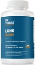 Tobias Lung博士,配有维生素C、Butterbur、Quercetin & Bromelain、Bronchial & Respirate System的高级肺脏清洁除毒公式,Non-GMO,120 Capsules,120服务