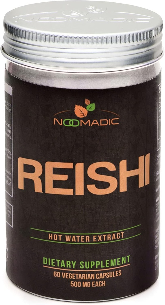 野生Reishi蘑菇,60卡普尔,每卡普尔,500mg,一般健康与长寿,热水抽取,水果加工,30%的Beta-D-Glucans