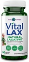 生命星球 - 维他命Lax 天然 Laxative cleanse 补充偶发便秘,配有氢氧镁,滑石榆,阿罗,和Triphala以支持Bowel Regularity 60 Capsules
