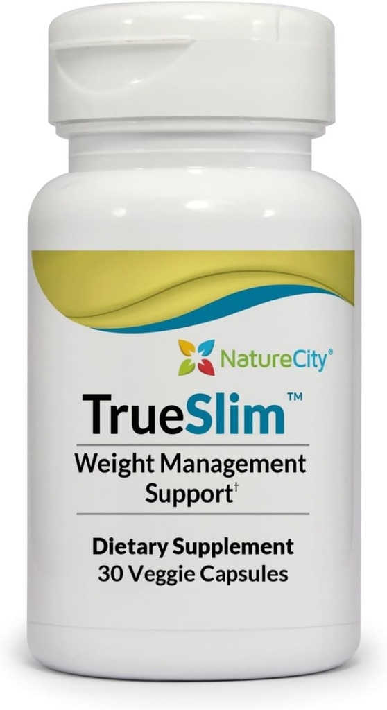 NatureCity True-Slim Fat and Wight Supplement 帮助减少脂肪的积累 | Capsules | Non GMO |美国制造