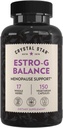 Crystal Star Estro G 平衡增生(150 Capsules) – 草本更年期支持黑科霍什,雷曼尼亚,达米安娜和利科里斯 – 蔬菜与非GMO