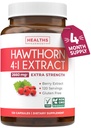 超有潜力的Horn Berry Capsules - 霍桑Berry从超强集中力制造的辅助剂,支持心脏和消化健康 - Vegan Non-GMO & Gluten Free (4个月供应)