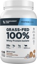 透明实验室 Grass-Fed Whei蛋白隔离剂 - 天然Flawared, Gluten Free Whei蛋白粉,每服28克蛋白质 & 9 氨基酸- 30枚