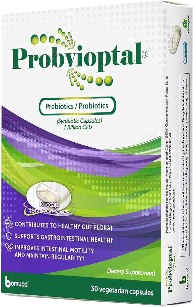蛋白质,30个卡普尔, Probiotics & Prebiotics, Duocap, 1 亿 CFU, Gluten Free