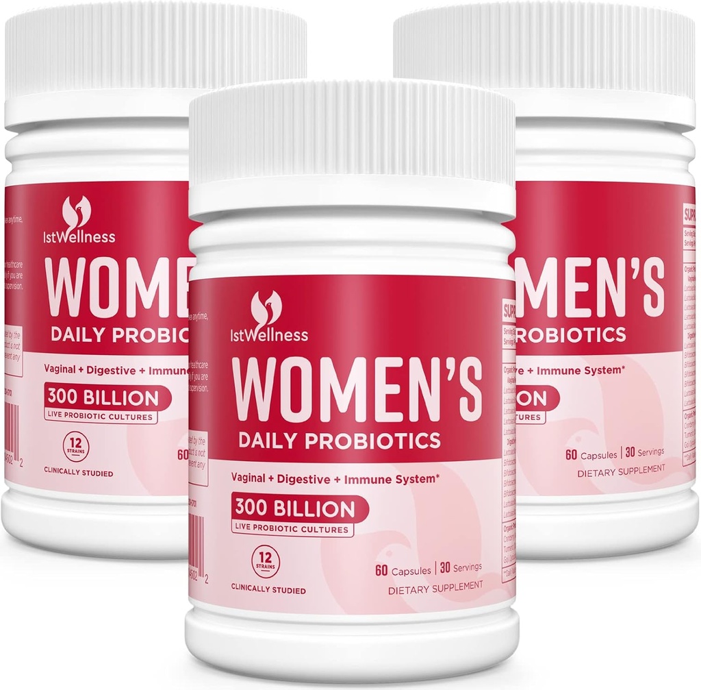 为妇女提供抗生素 -- -- 300亿CFU Probiotic,12种草原抗生素加Cranberry,若干妇女为阴道、尿道、pH平衡、腹泻、消化性古特和免疫性健康提供抗生素 -- -- 180 Capsule