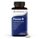 LifeSeasons - Focus-R - 浓度支持补充 - 所有年龄 - 增强精神性能和重点 - 增加注意力 Span - L - Theanine, Kava Kava, Bacopa, 维生素B & More - (60 Capsules)