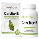 Herbsforever Cardio-B Ayurvedic Herbal 补充 90 Vege Capsules 800 Mg 每部