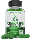 亚特兰蒂斯营养 Ashwagandha Gummys - 1500 MG Pervice - 促进平静,改善Mood,Boosts能量水平和加强免疫系统 - 由维生素D & Zinc - Vegan - QQ 60 Count制定