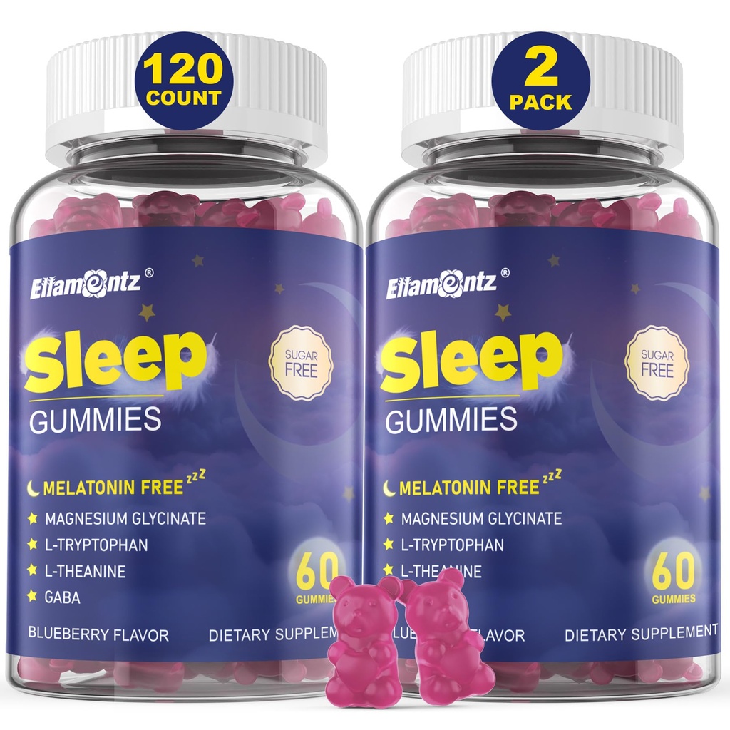 (原始内容存档于2017-07-26). Melatonin Free Sleep Aid Gummys for adderns, Sugar Free Sleep Gummys of Summing Gummy No Melatonin, 天然平静 Glycnit镁的Gummys, L-Tryptophan, L-Theanine, GABA, Ashwagandha, Valerian, 120 cts (英语).