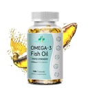 三强 野生阿拉斯加-3 2500mg + EPA 1,300mg + DHA 1,200mg,心脏和联合健康补充,120 Softgel 60天供应
