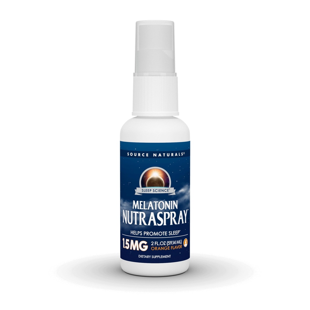 来源:自然睡眠科学 Melatonin NutraSpray - 橙色裂纹 - 1.5 mg - 2 Fluid oz