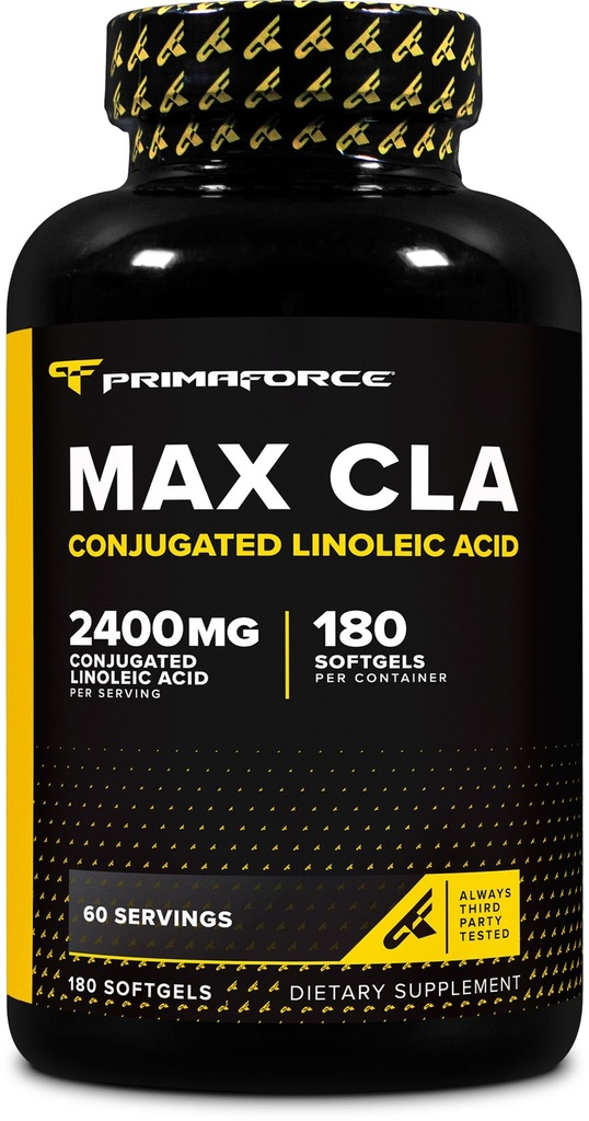 Primaforce CLA 2400 mg / service(180 软胶) - Max CLA - 适用于男女,非刺激性, GMO 自由 & Gluten Free