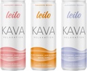 LEILO QQKAVA Powered Sparkling Relaxation 喝 QQ经典的Variche-Pack – 包括:Raspberry Hibiscus,Tangerine Mango,黑莓橙 → 12 fl oz Cans (Pack of 12)