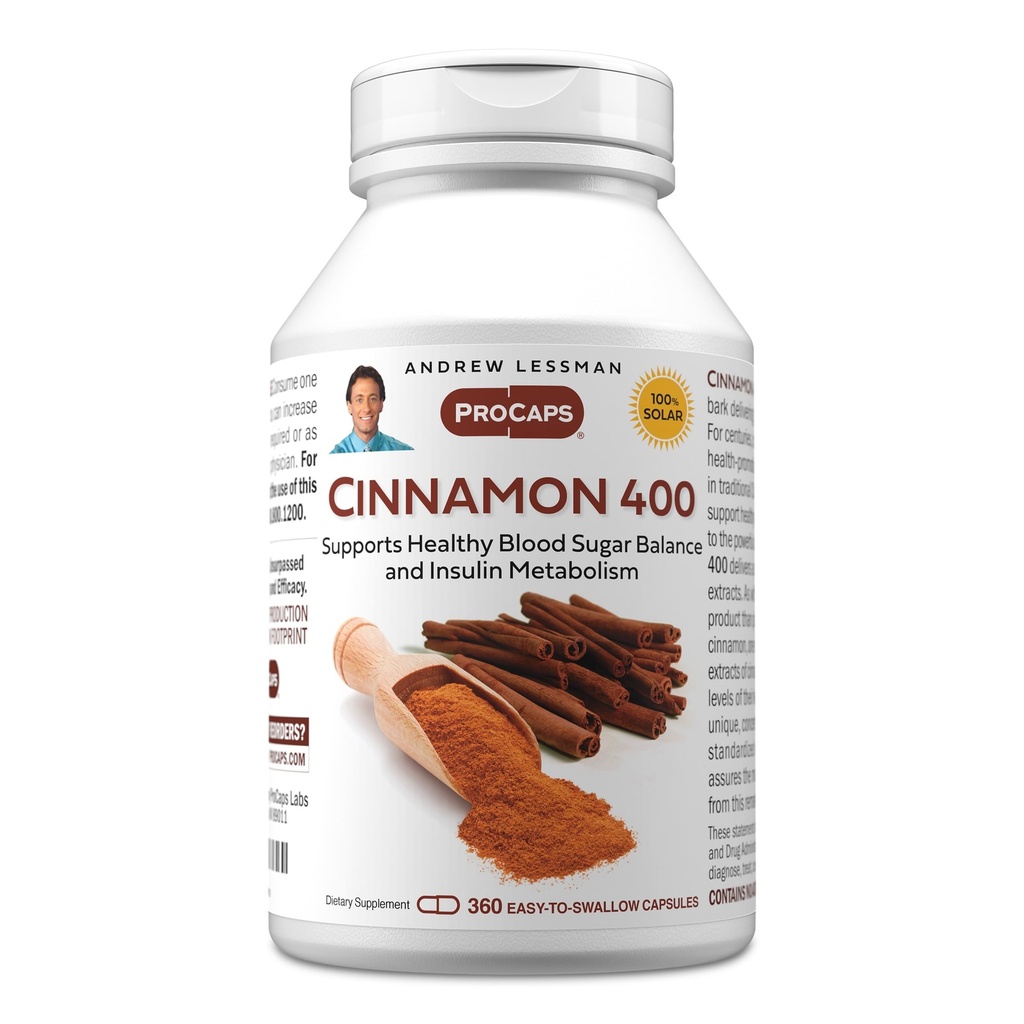 (原始内容存档于2019-03-09). Andrew Lessman Cinnamon 400mg - 360 Capsules - 高潜力,标准化摘录. 没有附加物。 细小容易吞咽的笼盖