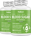 血糖 - 高级配方:Bitter Melon, Ashwagandha, 肉桂, Chromium, 镁, 维生素, Alpha Lipoic酸, Cayenne Pepper & More QX包装 2