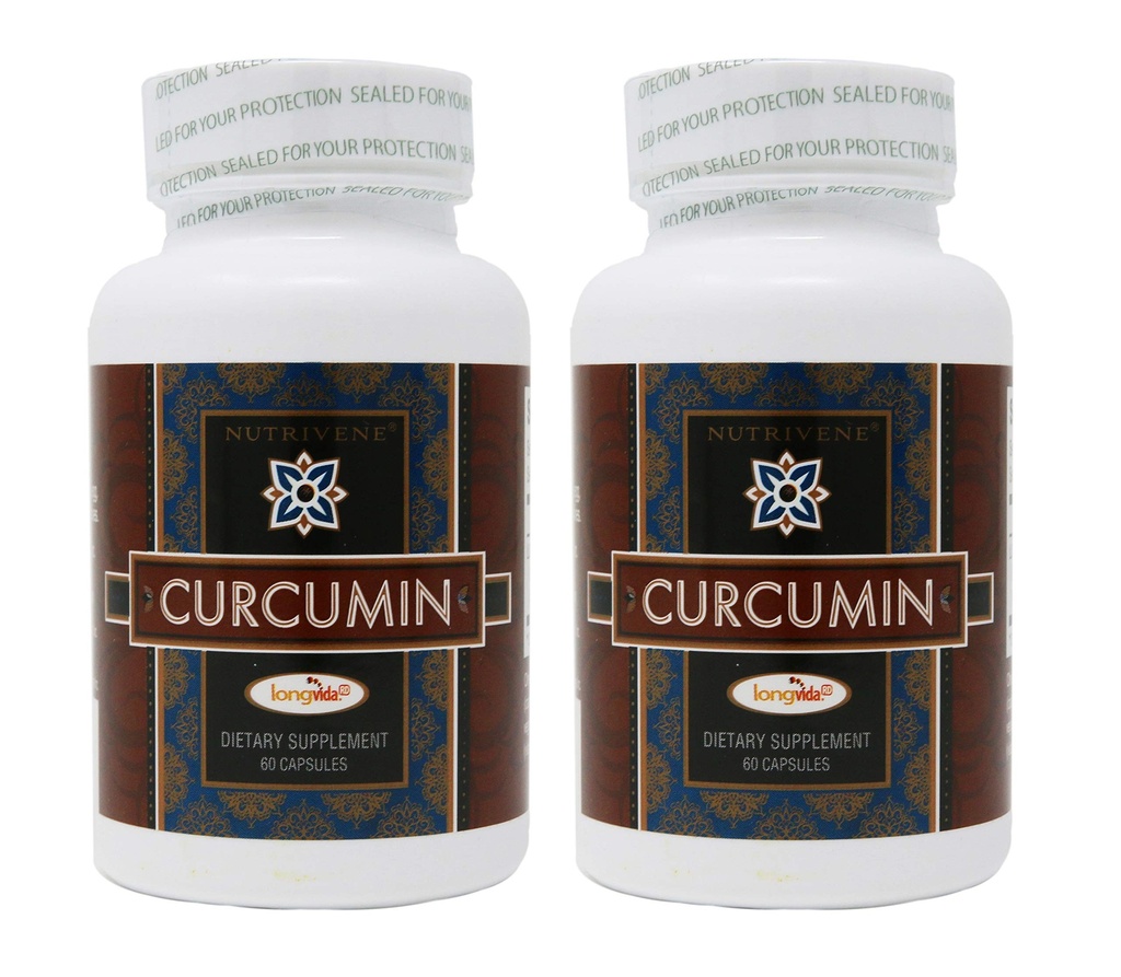 2-Pack Crucumin Longvida 由营养素(500毫克,60卡普尔)