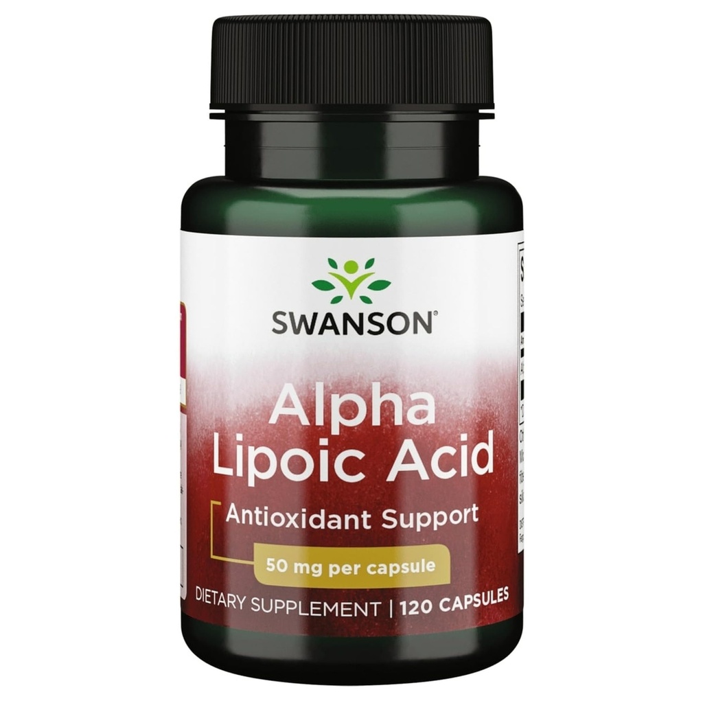 Swanson Alpha Lipoic酸 50 毫克 120 卡普尔