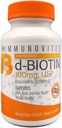 IMM UNUVITES 高剂量生物锡(作为d-biotin,USP) 100毫克(等于100 000毫克) 90卡普尔,高潜力