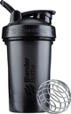BlenderBottle Classic V2 摇摆瓶完美地用于蛋白质摇摆和预工作,20-Ounce,黑色