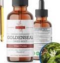 Goldenseal Tincture → Premium 酒精无酒精草药提取自Goldenseal Root → Liquid Botanical 补编 → 传统草药配方 美国制造 - 2 oz(60 ml)