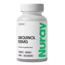 Nuray Ubiquinol 100mg 软胶,心血管和牙科健康CQ10活性形式,Gluten-Free Imune支持,增强肝脏健康,30个计数