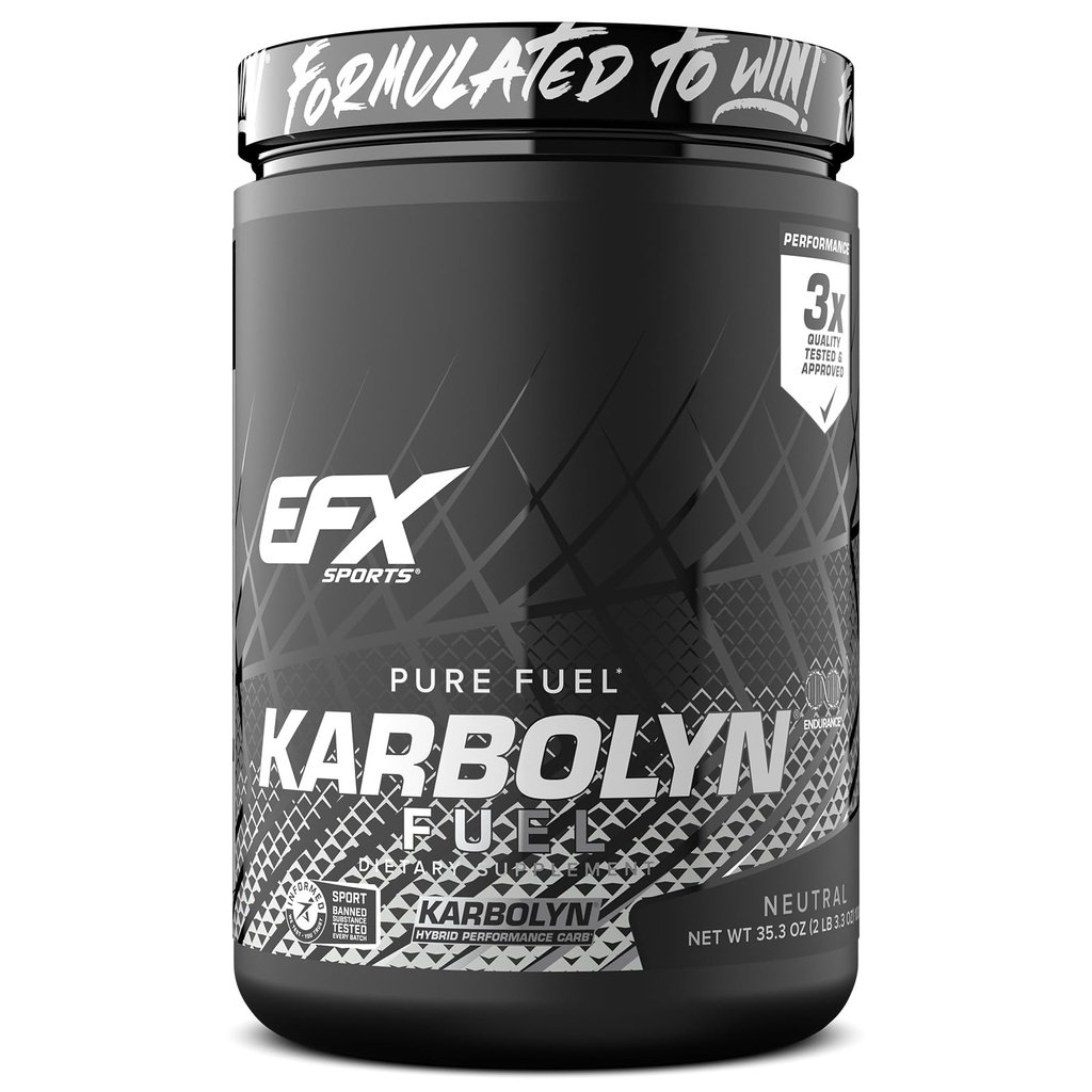 EFX体育 Karbolyn Fuel QQ快速吸附碳水化合物 粉末 碳载荷 持续能量 快速回收 QQ兴奋剂自由 20 服务(Neutral)