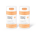 由Habit Collagen补充2 Pack(120 Capsules)-维生素C和维生素E,2000mg,Collagen Peptides,高级吸收,支持你的皮肤,非GMO,无糖(2 Pack)