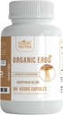 L-Ergothioneine Plus Cordyceps Mushroom, Lion's Mane, Reishi, Astragalus, Siberian Ginseng, Ashwagandha – 60 Caps 的有机合成器