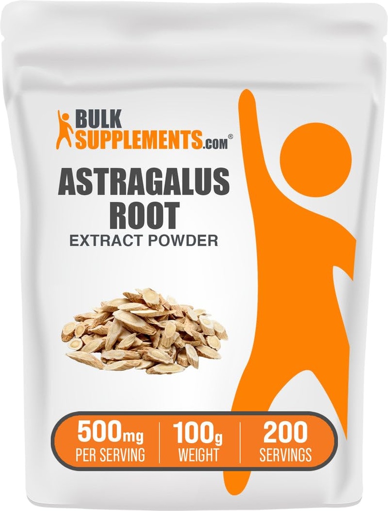 Bulk Astragalus Extrapt Powder - Astragalus root Powder,草药补充 - Vegan & Gluten Free, 每架服役500mg, 100g (3.5 oz) (Pack of 1)