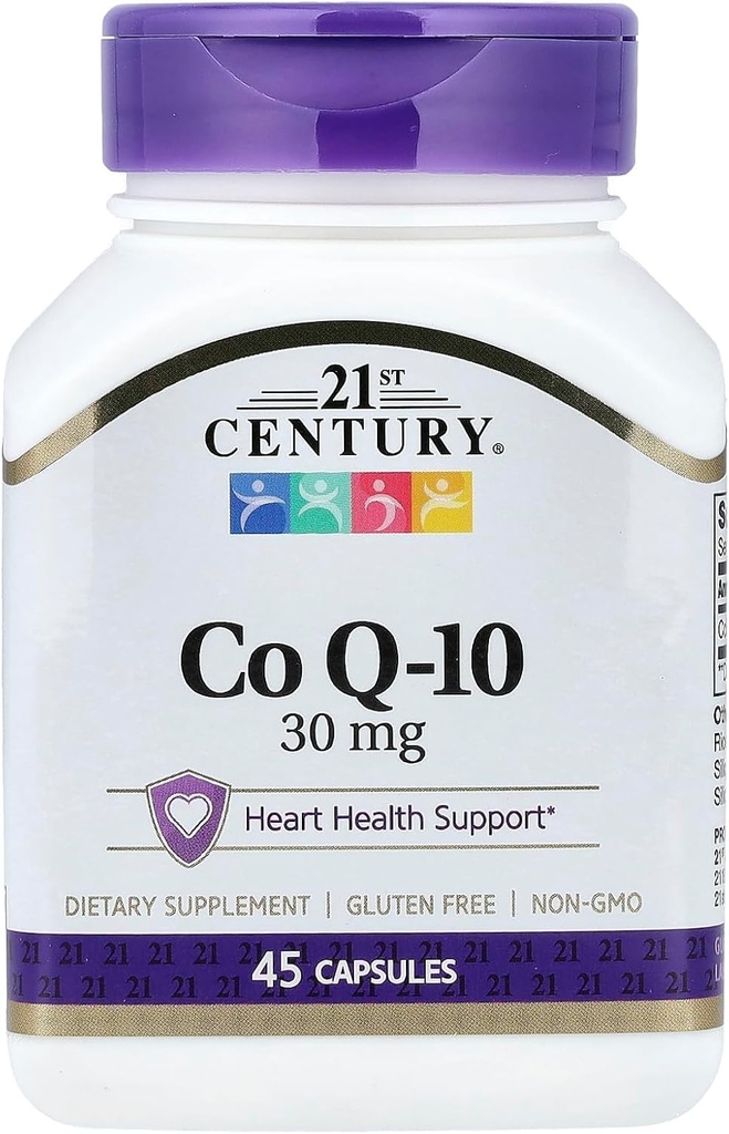 21世纪 Co Q10 30 mg Capsules, 45 Count (21341)