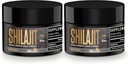 Shilajit Resin - 有机 Shilajit Resin 第三方 85+ Track Minerals 中富人测试 金品级 喜马拉雅纯 Shiljait for Energy (1 Fl Oz (Pack of 2)).