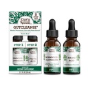 GuruNanda Gutcleanse 2-Step Kit - 帮助消化的饮食补充 - Fulvic酸的混合, Wormwood, Clove & Neem 提取, 2x1 FlOz